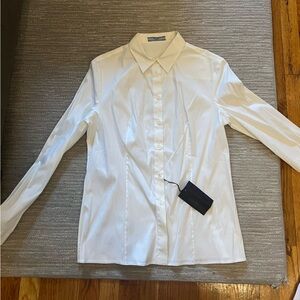 Prada Button Down - White Size 48